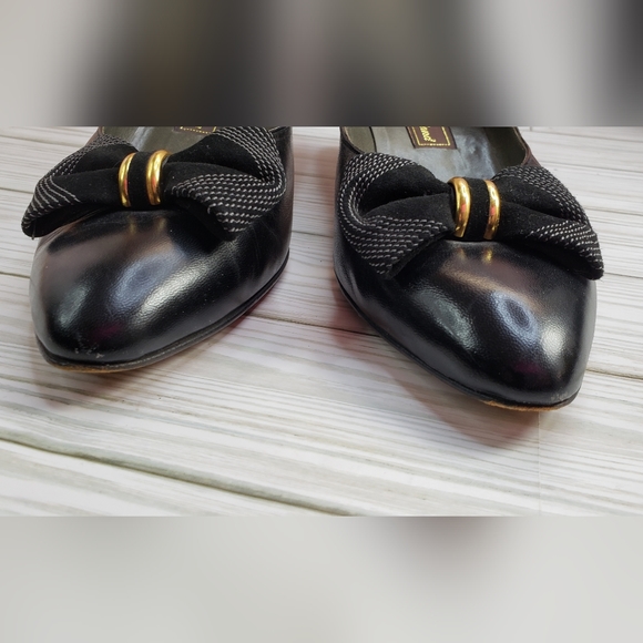 Bally of Switzerland Romy Black Heels size 9 (sw114) - Picture 5 of 10